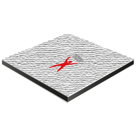 Butlerfinish (Aluverbundplatte gebürstet)