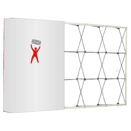 Textilfaltwand | 5 x 3 Felder gerade | einseitig bedruckt